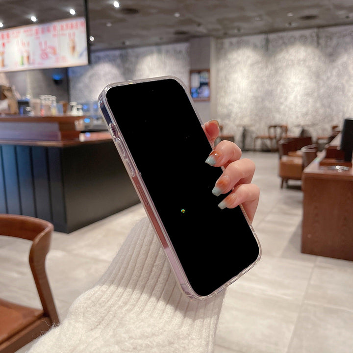 iPhone Case Clear Laser Hearts - Holographic - CASELIX