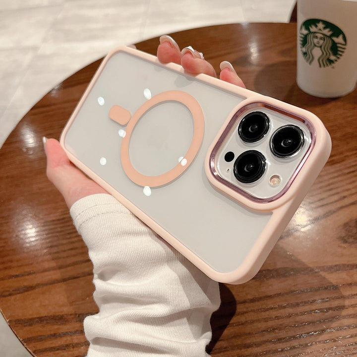 iPhone Case Clear Metallic Magsafe - Pink - CASELIX