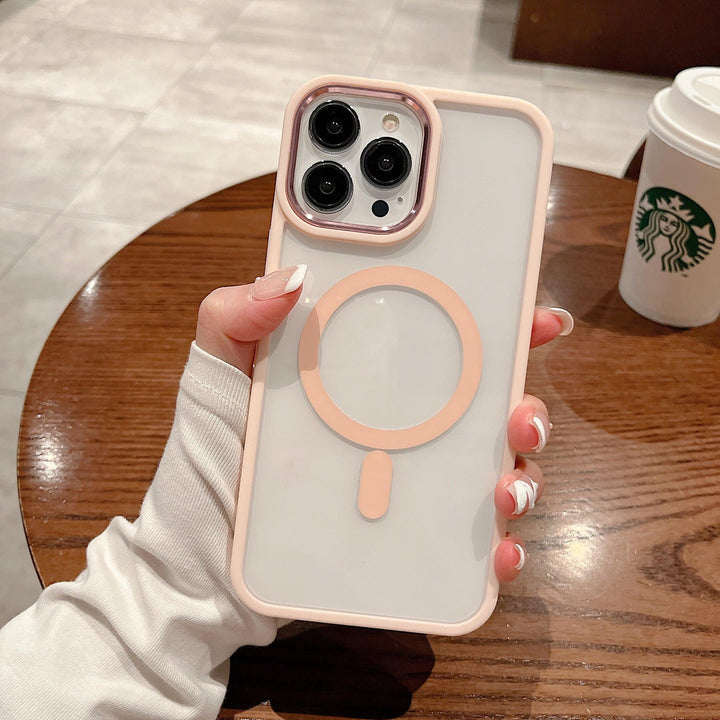 iPhone Case Clear Metallic Magsafe - Pink - CASELIX