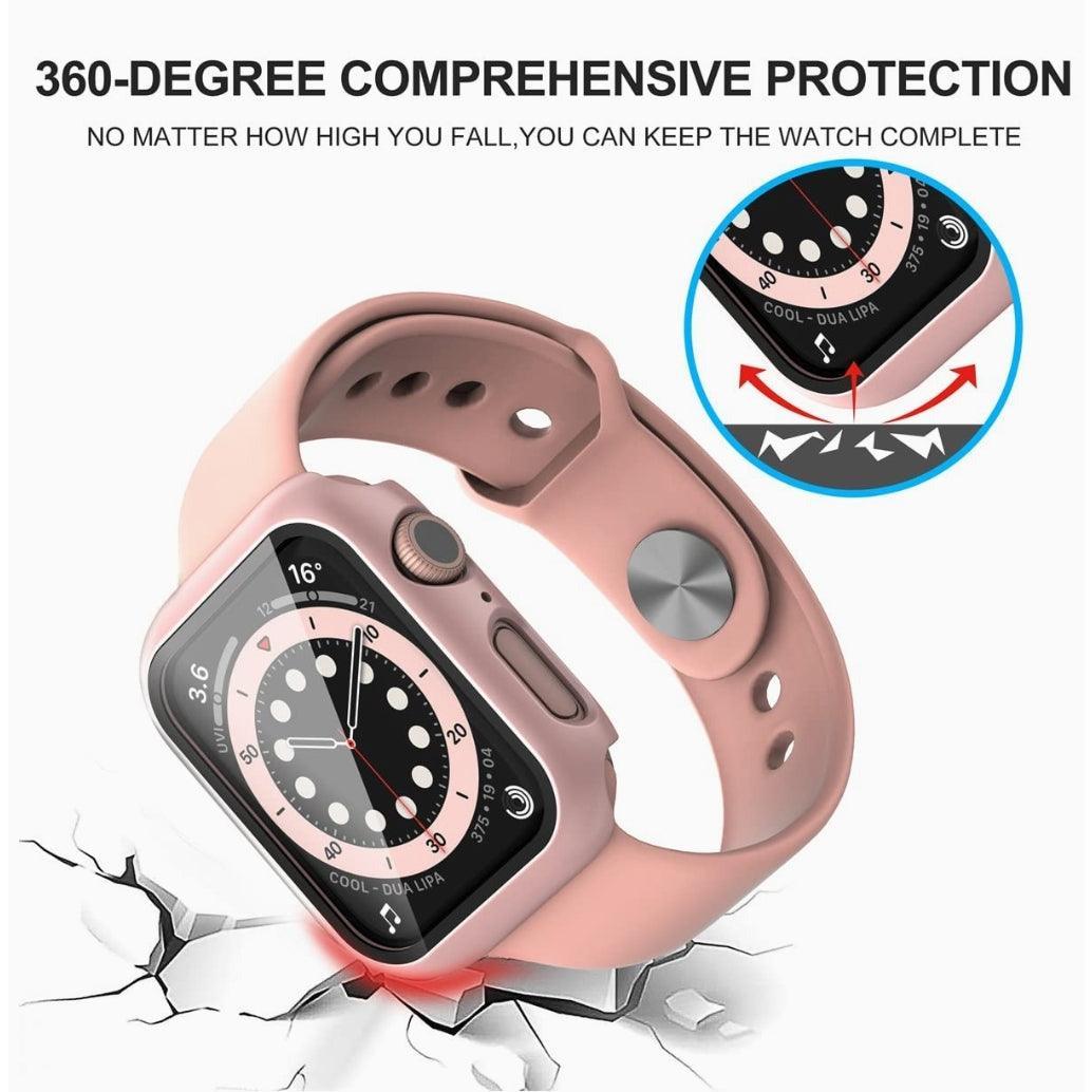 Apple Watch Screen Protector Case - Rose Gold - CASELIX
