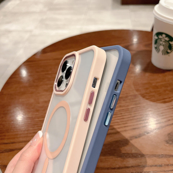 iPhone Case Clear Metallic Magsafe - Pink - CASELIX