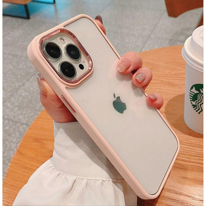 iPhone Clear Case Metallic - Pink - CASELIX