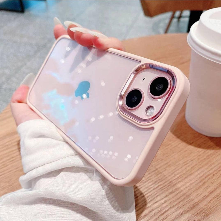 iPhone Clear Case Metallic - Pink - CASELIX