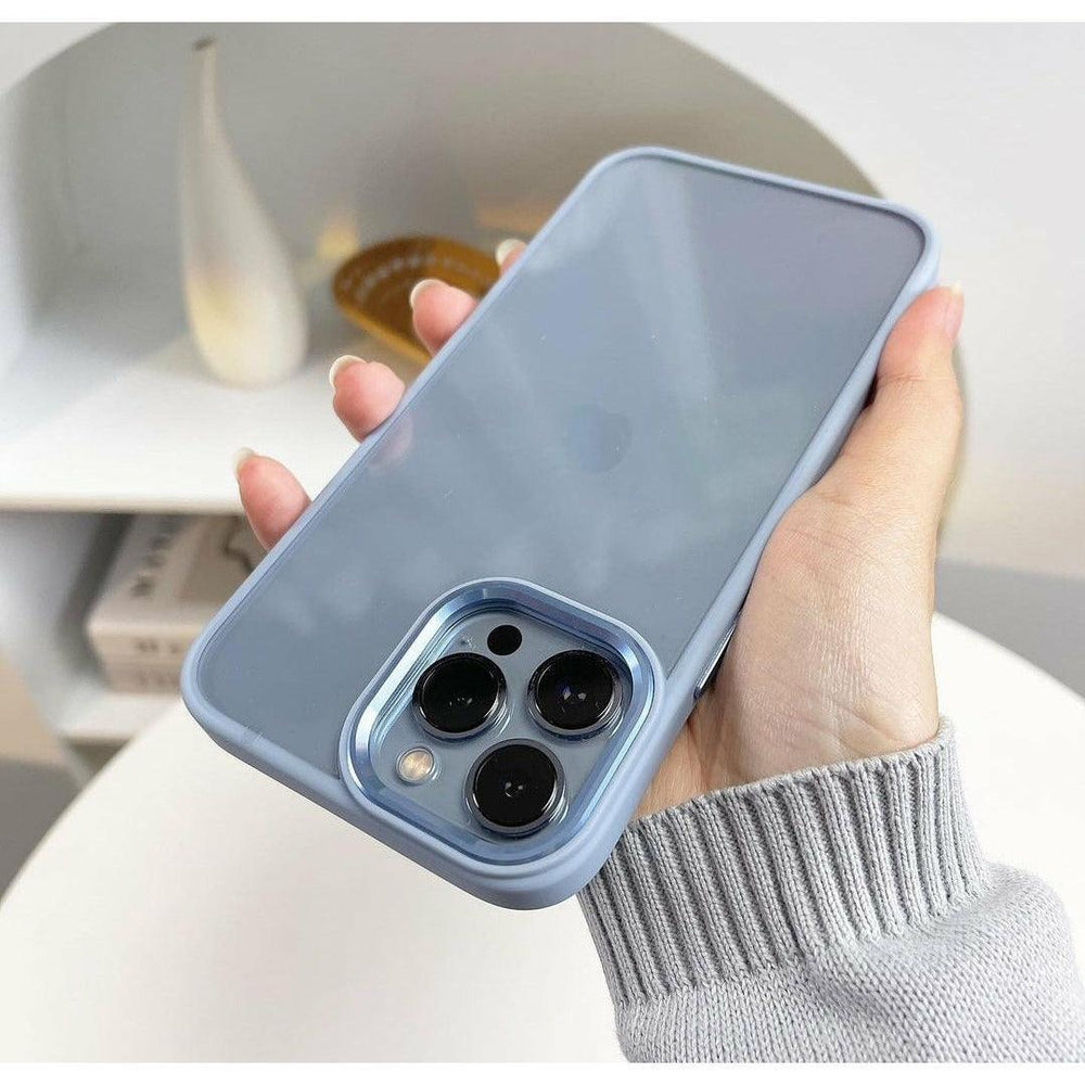 iPhone Clear Case Metallic - Sierra Blue - CASELIX