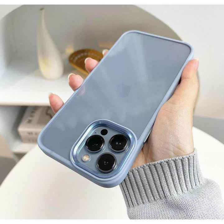 iPhone Clear Case Metallic - Sierra Blue - CASELIX