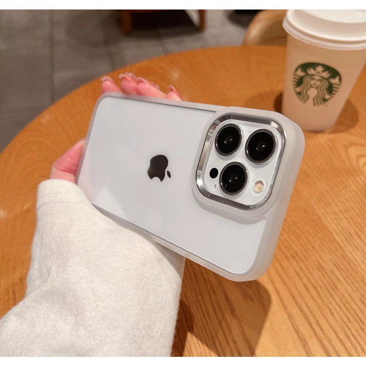 iPhone Clear Case Metallic - Silver - CASELIX