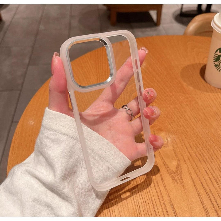 iPhone Clear Case Metallic - Silver - CASELIX