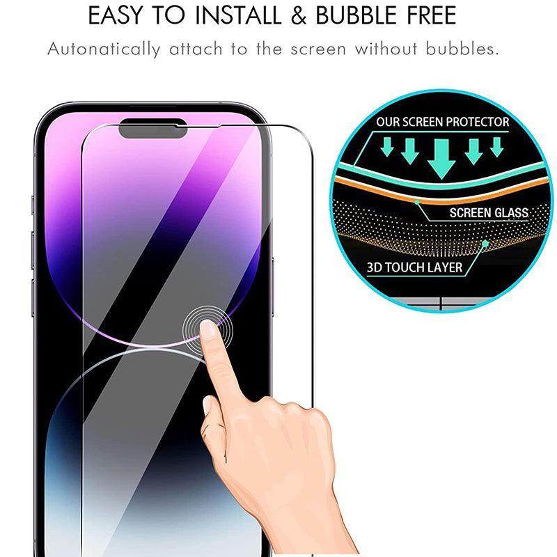 Premium Full Edge iPhone Tempered Glass Screen Protector - Crystal Clear - CASELIX