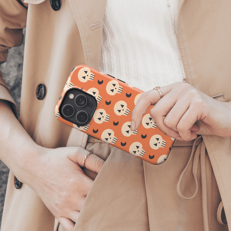 Pumpkin Pulse iPhone Case