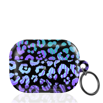 Aqua Leopard Airpod Case