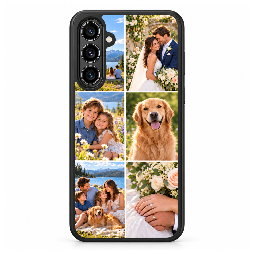 Collage Photo Case - Galaxy Samsung Galaxy custom photo collage case — hero view