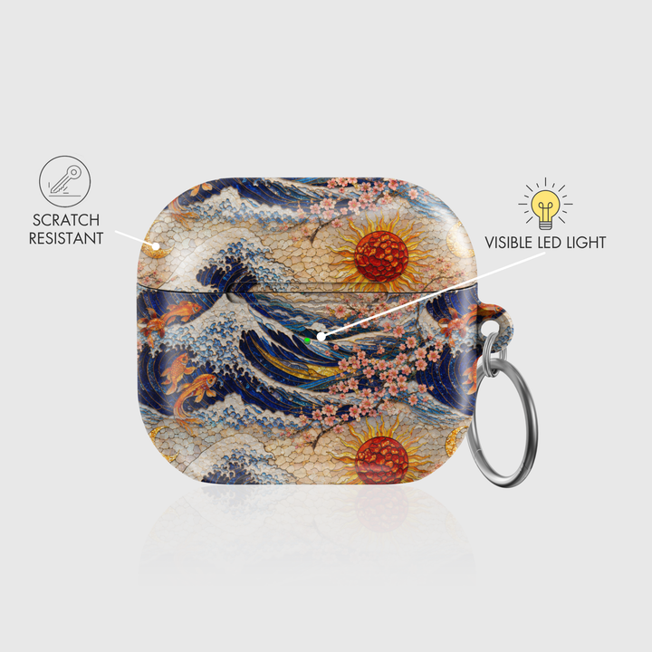 Golden Koi Waves