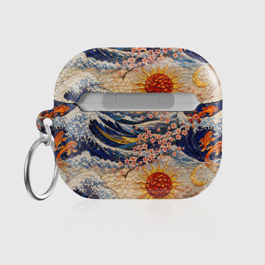 Golden Koi Waves