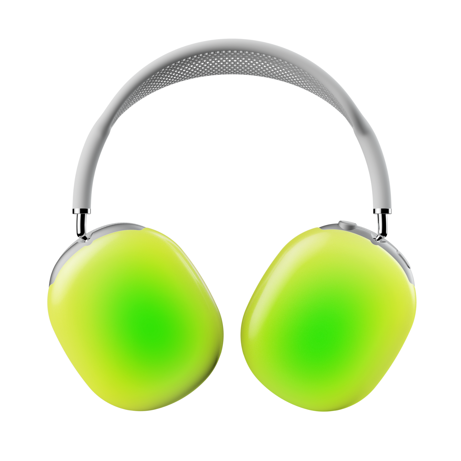 Neon green gradient AirPods Max case skin cover with glossy lime tone – stylish headphone cover for Apple AirPods Max