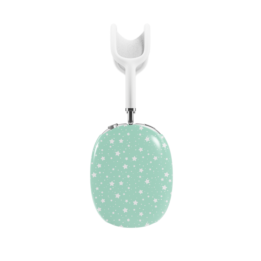 Girly AirPods Max cover with Y2K pattern, cute aesthetic AirPods Max skin, protective case for Apple AirPods Max headphones.