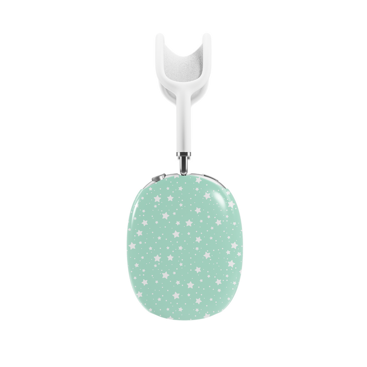 Girly AirPods Max cover with Y2K pattern, cute aesthetic AirPods Max skin, protective case for Apple AirPods Max headphones.