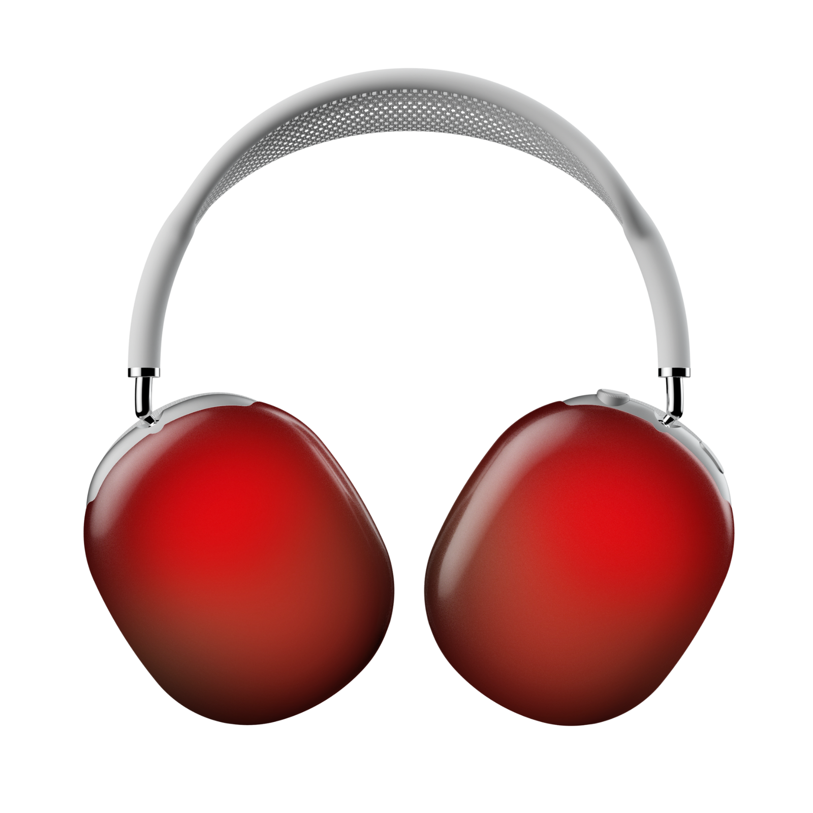 Glossy red gradient AirPods Max case cover with cherry red to dark fade – stylish headphone skin for Apple AirPods Max

