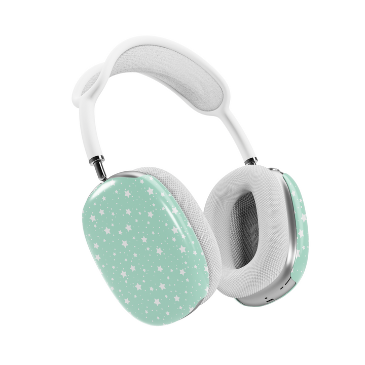 Girly AirPods Max cover with Y2K pattern, cute aesthetic AirPods Max skin, protective case for Apple AirPods Max headphones.