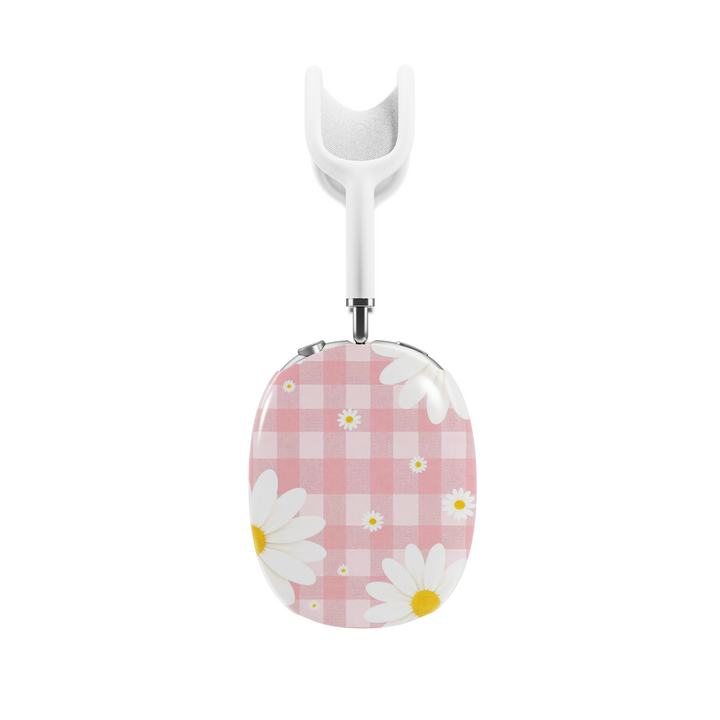Girly AirPods Max cover with Coquette pattern, cute aesthetic AirPods Max skin, protective case for Apple AirPods Max headphones.