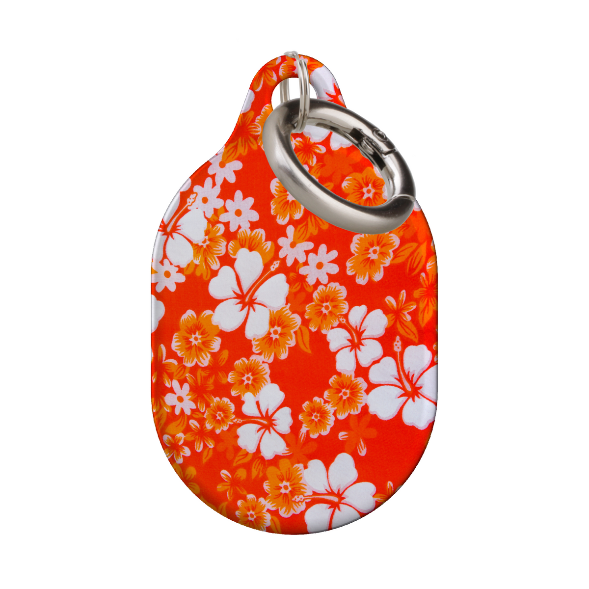 Stylish printed AirTag case with keyring, custom Apple AirTag cover for women, protective AirTag holder accessory