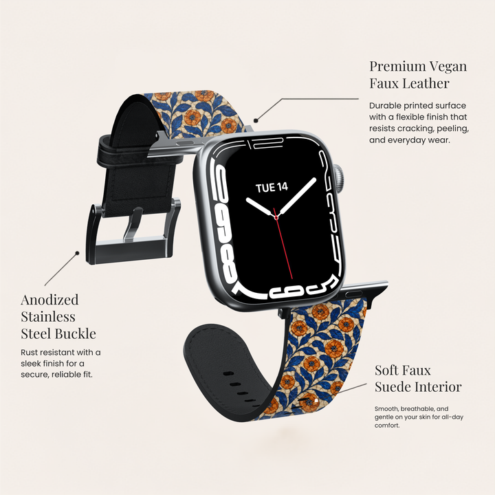 Azure Bloom Apple Watch Band