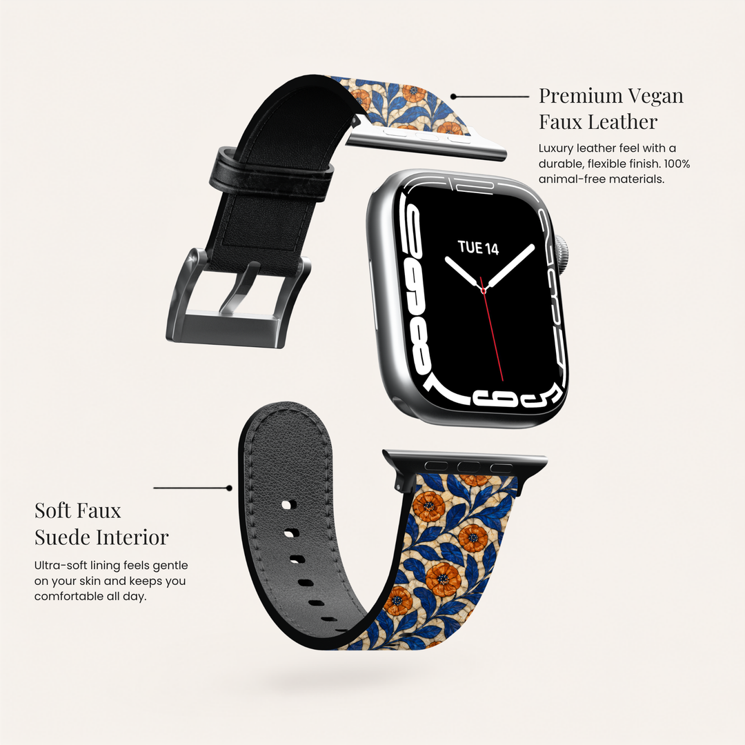 Azure Bloom Apple Watch Band