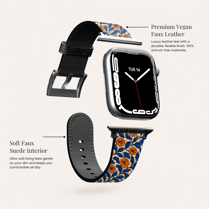 Azure Bloom Apple Watch Band