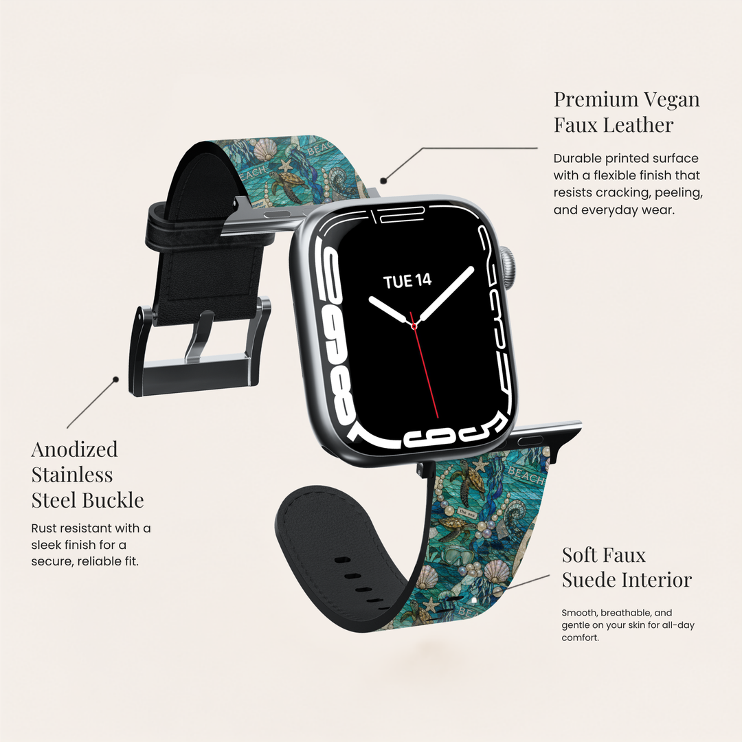 Coastal Mosaic Apple Watch Band