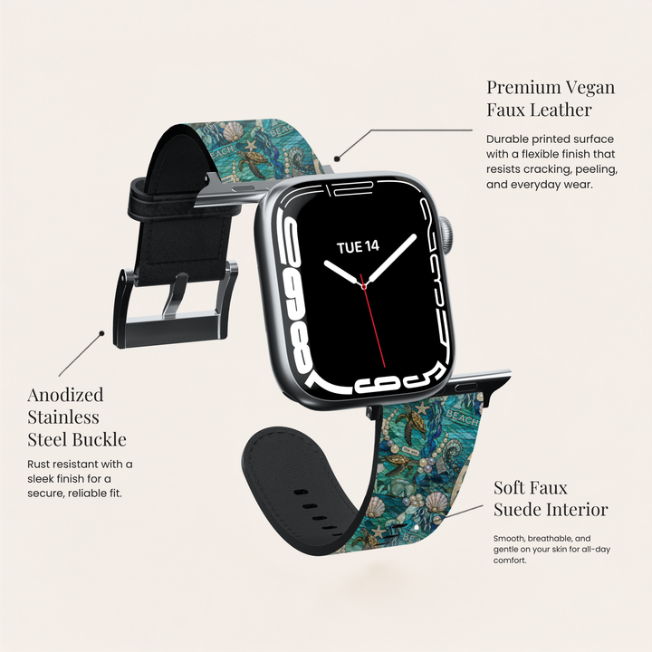 Coastal Mosaic Apple Watch Band