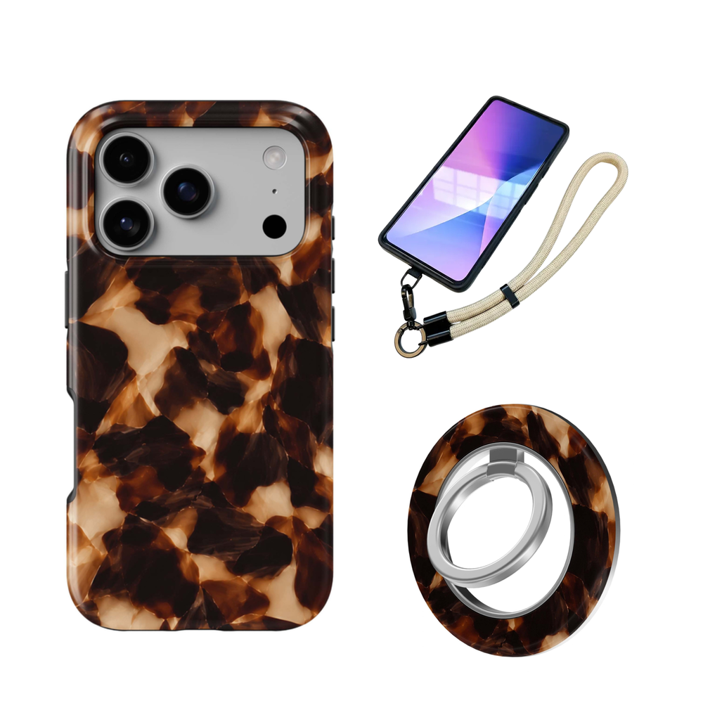Espresso Tortoise — Magnetic Carry Trio
