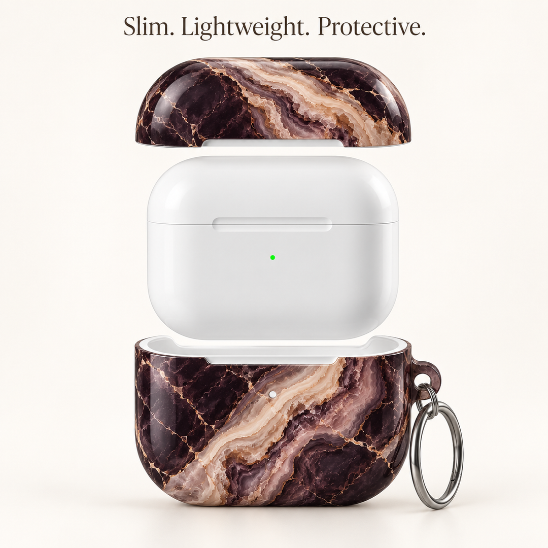 Espresso Veil — AirPods Case