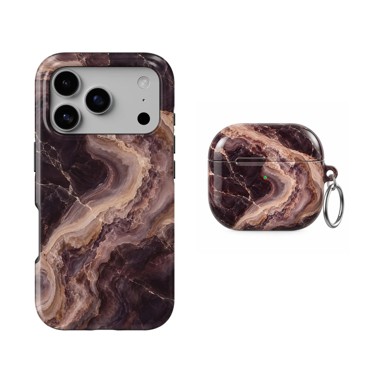 Espresso Veil — Matching iPhone &amp; AirPods Bundle
