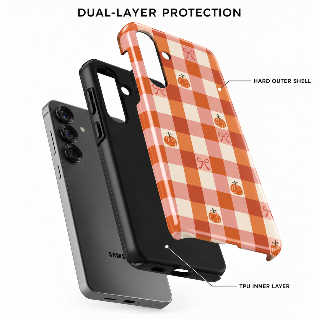 Pumpkin Gingham