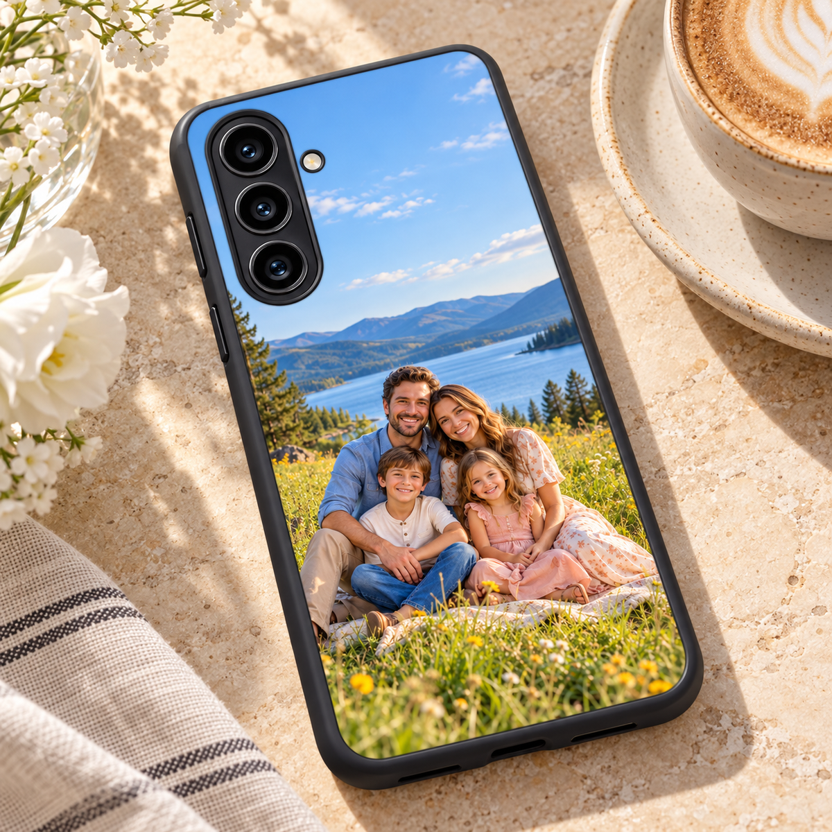 Custom Photo Case Galaxy Samsung Galaxy custom photo case — alternate view