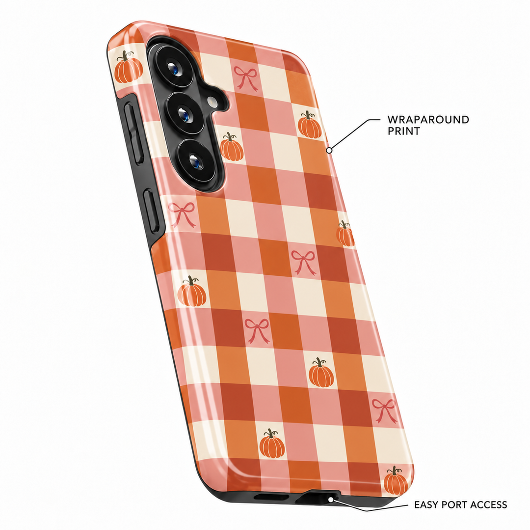 Pumpkin Gingham