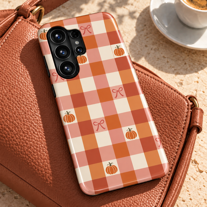 Pumpkin Gingham