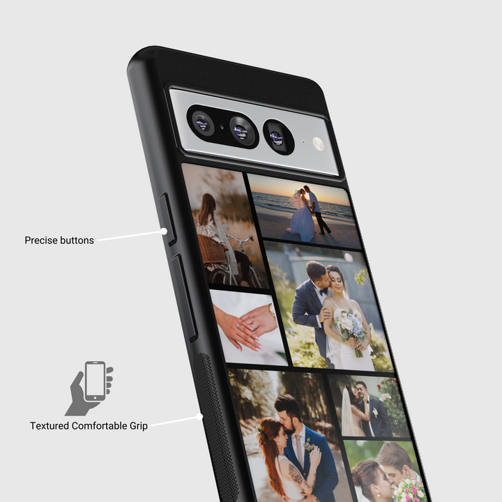 Estuche para teléfono con retrato personalizado - Estuche para teléfono con impresión fotográfica personalizada para iPhone