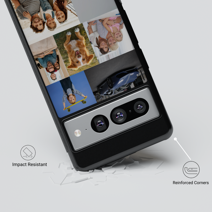 Estuche para teléfono con retrato personalizado - Estuche para teléfono con impresión fotográfica personalizada para iPhone