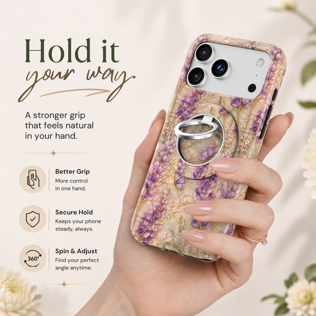 Lavender Enchantment MagSafe Ring Holder