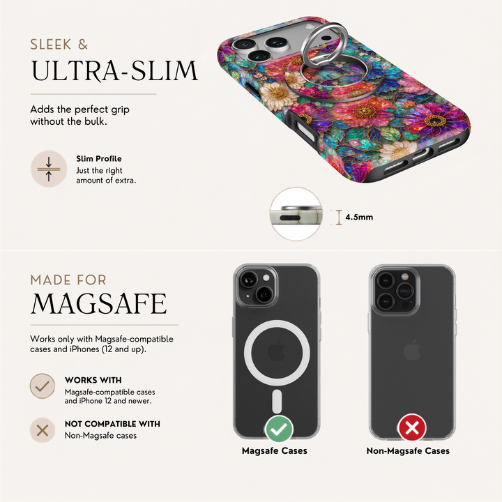 Jewel Bloom MagSafe Ring Holder