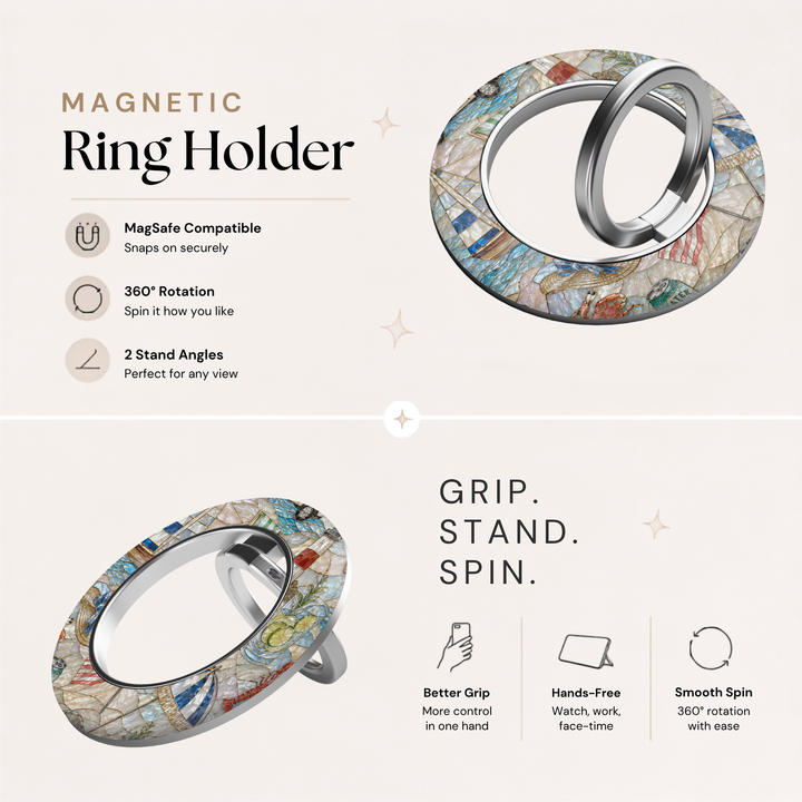 Coastal Escape MagSafe Ring Holder