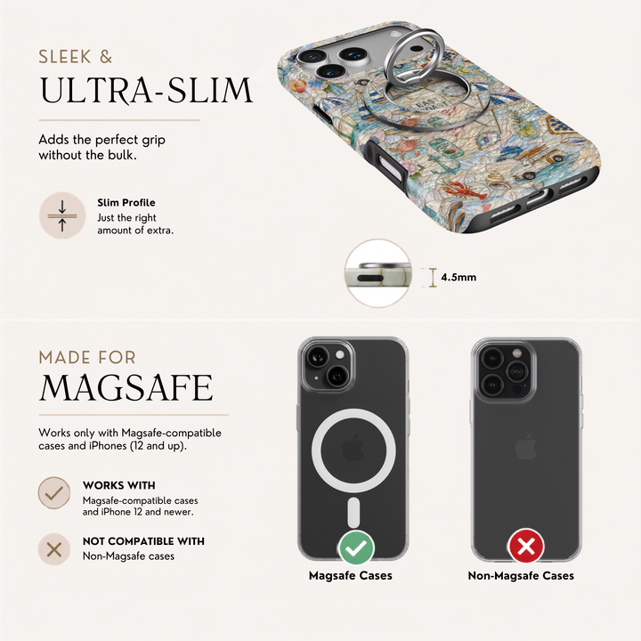 Coastal Escape MagSafe Ring Holder