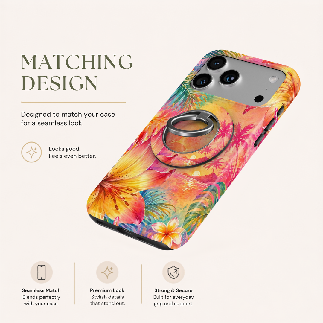 Tropical Sunset MagSafe Ring Holder