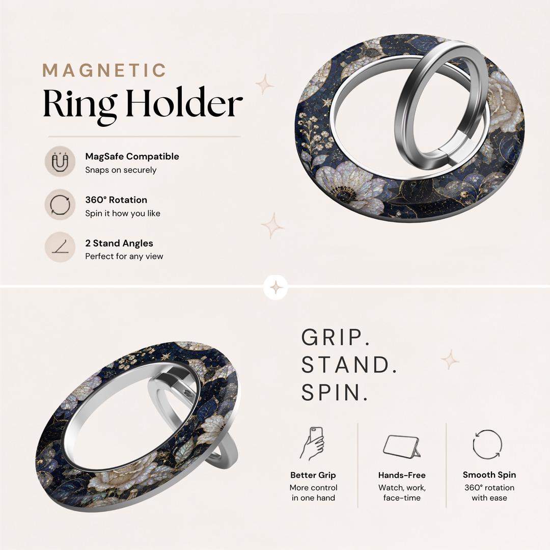 Midnight Garden MagSafe Ring Holder