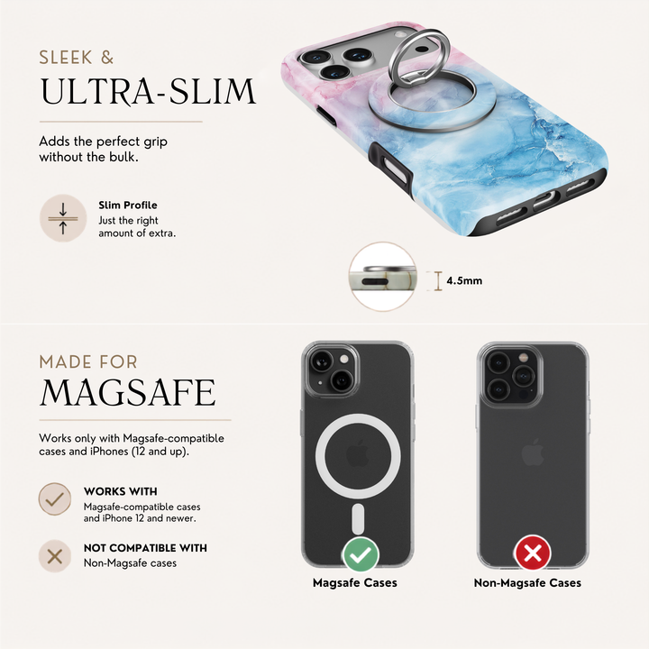 Cotton Candy Sky MagSafe Ring Holder