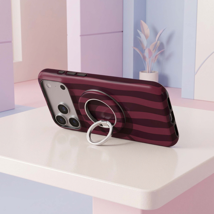 Soporte para anillo de teléfono Mariposa - Rosa