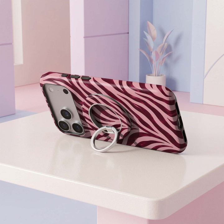 Soporte para anillo de teléfono Mariposa - Rosa