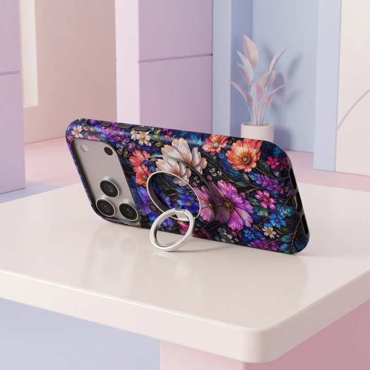 Soporte para anillo de teléfono Mariposa - Rosa
