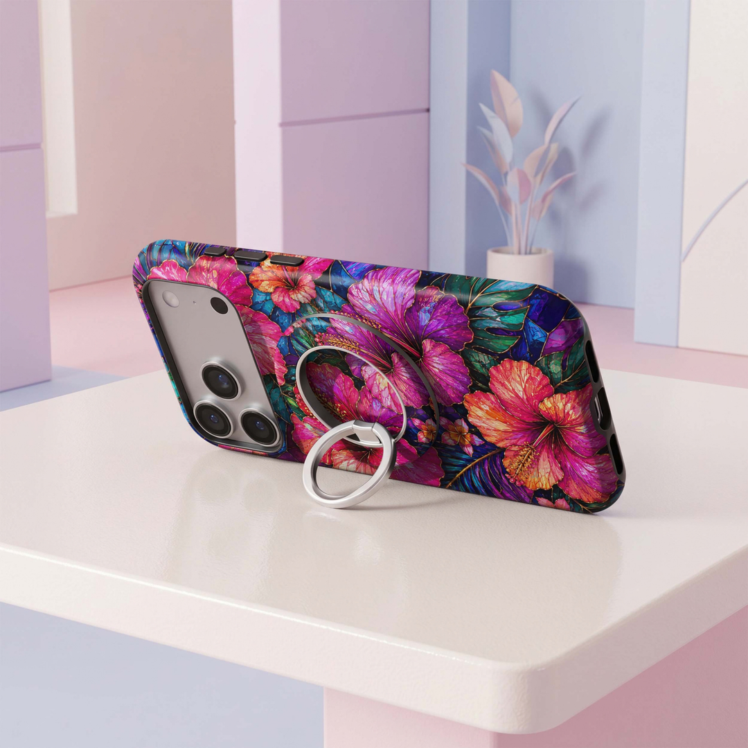 Soporte para anillo de teléfono Mariposa - Rosa