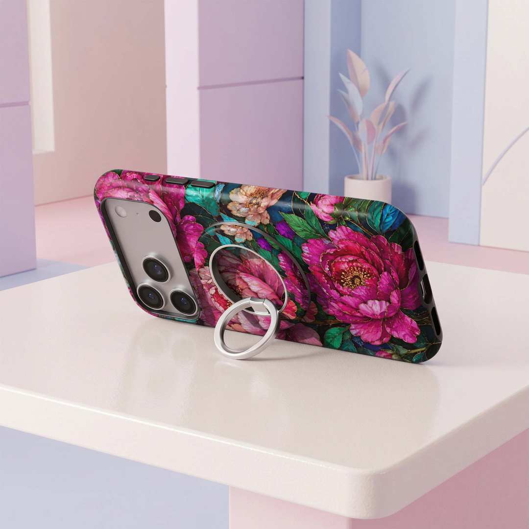 Soporte para anillo de teléfono Mariposa - Rosa